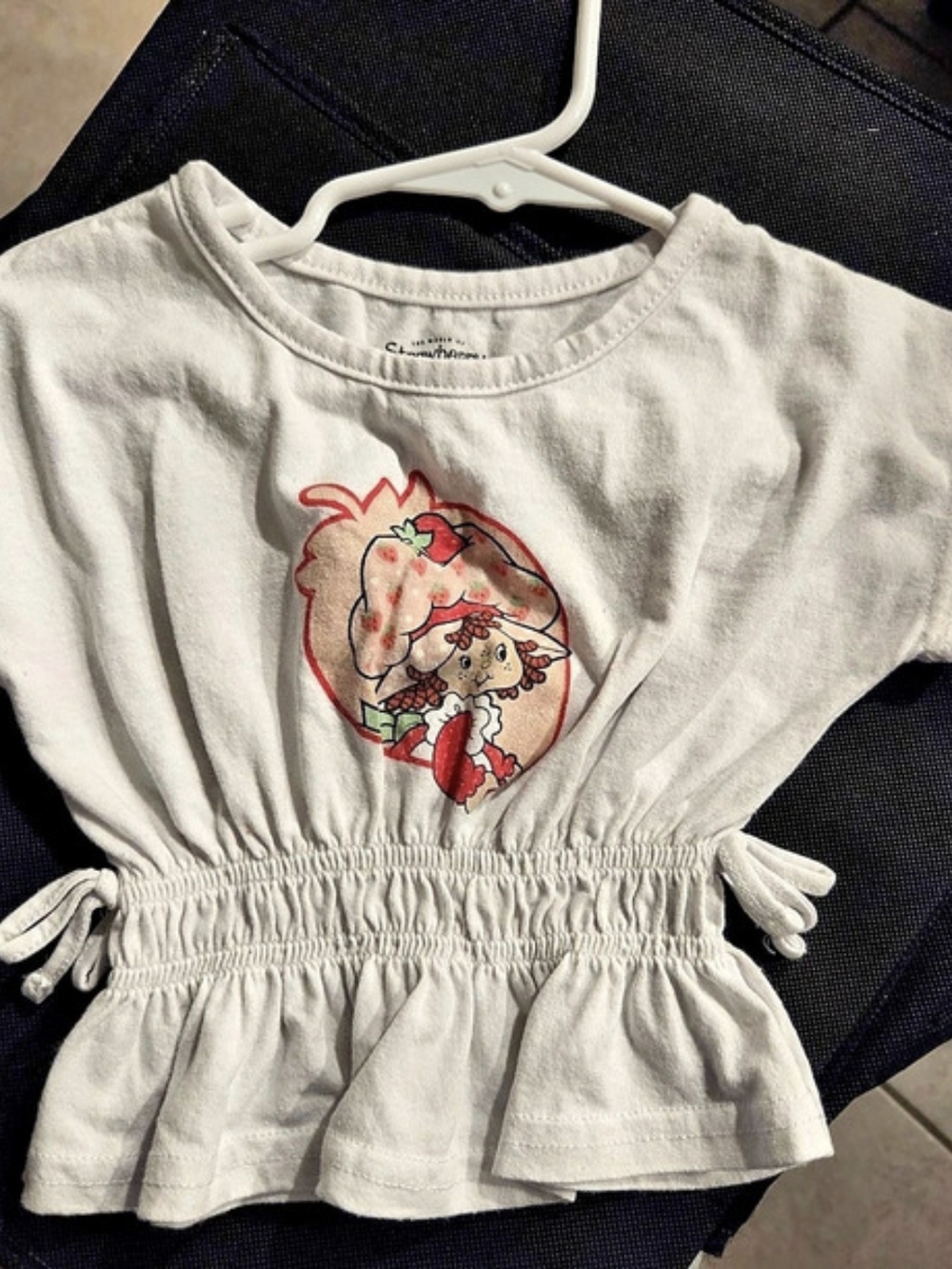 Strawberry Shortcake Graphic Peplum Top Size 12M